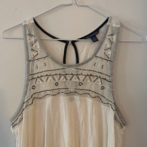 Beaded tank top